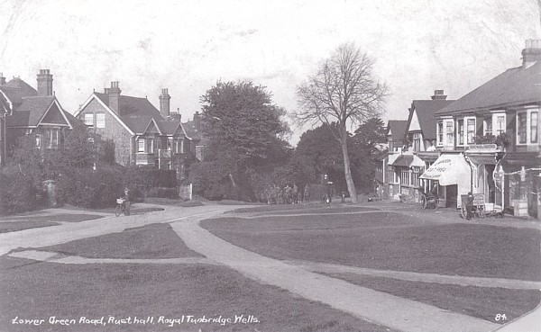 White Hart and Shops 1918